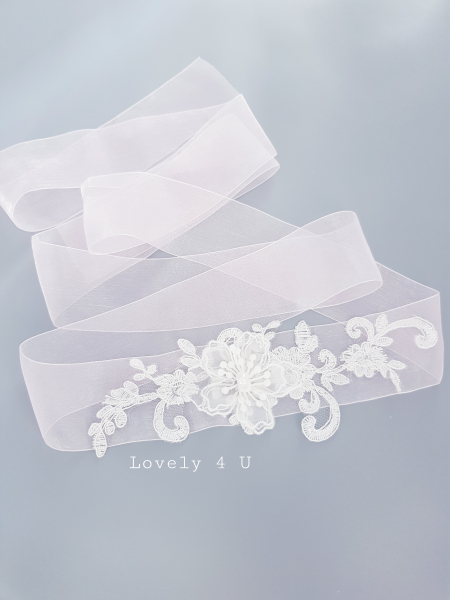 Accesorii Lovely 4 u, Accesorii talie mireasa, , Esarfa roz pentru dezgatit, Accesorii roz mireasa dezgatit, Esarfe roz mireasa, Esarfa dezgatitul miresei, Bentita mireasa, Coronita mireasa,Tiara, ROZ [7]