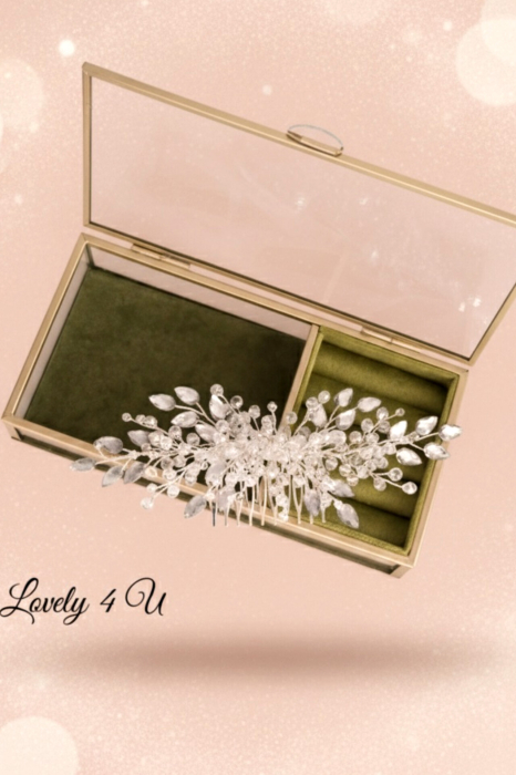 Accesoriu elegant - Dory - Diadema eleganta cu pietre , accesoriu handmade [4]