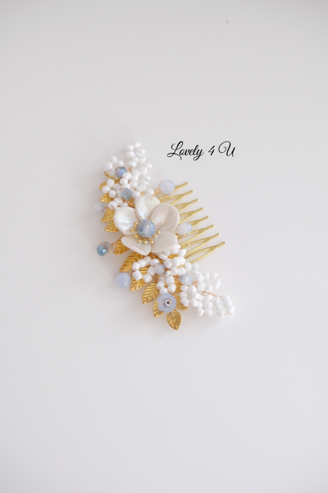 Accesorii Lovely 4 U, accesorii de par pentru mirese, bijuterii mireasa, Accesorii cu perle, ACCESORII MIREASA CU PERLE, ACCESORII MIREASA, DIADEMA MIREASA, TIARĂ MIREASĂ, CORONIȚĂ MIREASĂ, TIARA, ACCESORII MIREASA CU FRUNZE, BIJUTERII CU FRUNZE AURII, FRUNZE AURII, PERLE, FLORI, ACCESORII CU FLORI NUNTA,, BIJUTERII CU FLORI [9]
