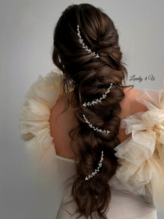 agrafe lungi mireasă, agrafe mireasă tip crenguță, agrafe mireasă handmade, pinuri coc mireasă, accesorii mireasă păr, agrafe placate cu argint, agrafe păr lung, accesorii mireasă naturale, agrafe mireasă flexibile, agrafe păr romantic, agrafe coc nașă, accesorii păr cununie civilă, agrafe păr eveniment special, agrafe deosebite mireasă, agrafe elegante argintii, agrafe mireasă coafuri texturate, agrafe tip ramură, agrafe lungi păr, bijuterii handmade păr, Lovely 4 U agrafe, accesorii păr inspirate din natură, accesorii mireasă unicat, accesorii handmade Timișoara, agrafe păr cu pietricele, agrafe păr lucrate manual [3]