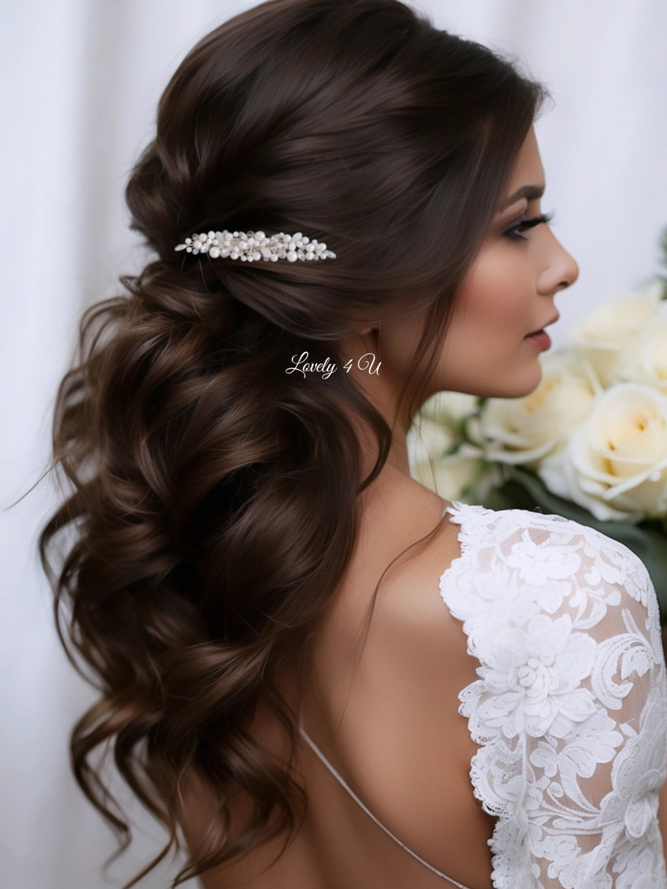 accesorii de lux mireasa,  agrafă cu perle, agrafa de lux, diadema mireasa, nunta, nunta 2024, diadema mireasa, pieptan mic mireasa, mireasa 2024, Accesoriu mic mireasa, accesoriu mic lateral, ornament păr decorativ, bijuterii mireasa handmade [4]