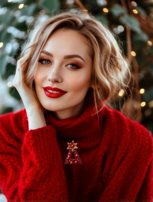 BROSA BRAD, TINUTE elegante  CRACIUN, BRAD CRACIUN 2021, BRAD 2023, ACCESORII CRACIUN, CADOU SPECIAL, ACCESORII REALIZATE IN ROMANIA, BRAND ROMANESC, cadou de lux, CRACIUN 2023, BROSE ELEGANTE, BROSE [5]