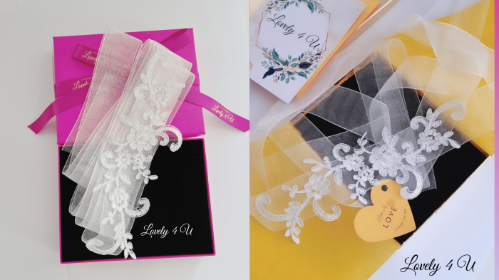 Accesorii Lovely 4 u, Accesorii dezgatitul miresei, Accesorii talie mireasa, Cordon mireasa, Esarfa pentru dezgatit, Accesorii mireasa dezgatit, Esarfe mireasa, Esarfa dezgatitul miresei, Bentita mireasa, Coronita mireasa, [14]