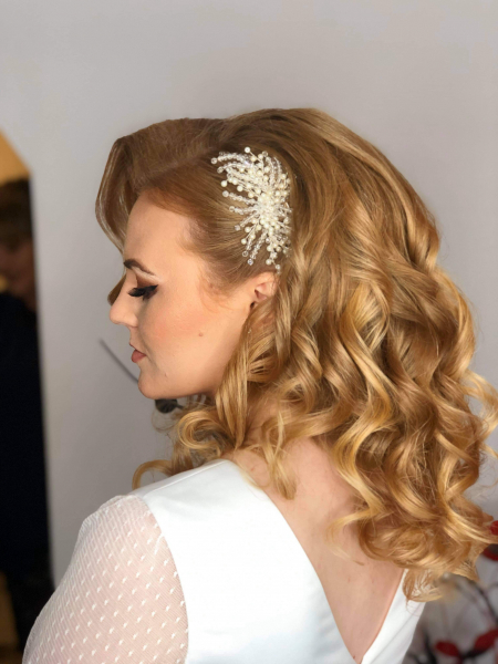 ACCESORII DE PAR MIRESE, DIADEMA CU PERLE, PIEPTAN VOAL MIREASA, BIJUTERII PAR , CORONITA, TIARA, DIADEME [8]