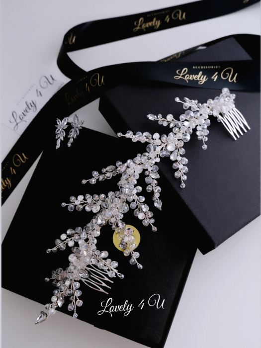 Diadema mireasa, Accesoriu elegant, PIEPTAN MIREASA, DIADEMA MIREASA, ACCESORIU PAR MIREASA, ACCESORII DE PAR MIRESE, ACCESORII NUNTA, ACCESORII CU CRISTALE, DIADEMA CU PIETRE, PIEPTAN VOAL MIREASA, BIJUTERII PAR MIREASA, CORONITA, TIARA, accesoriu par mireasa, bucuresti, cluj, cristale swarovski, diadema mireasa, diadema swarovski, iasi, mireasa, nunta, nunta 2020, pieptene mireasa, pini mireasa, Timisoara [5]