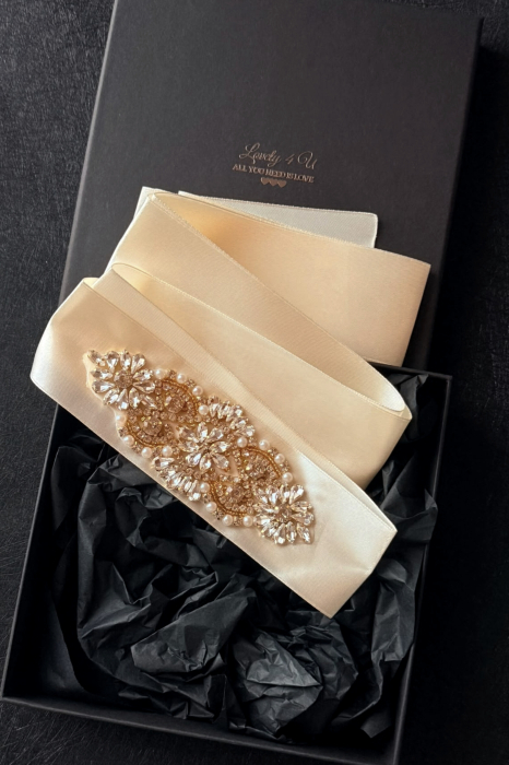 Eșarfă Dezgătit Mireasa AMARIS cu Perle | LOVELY 4 U [4]