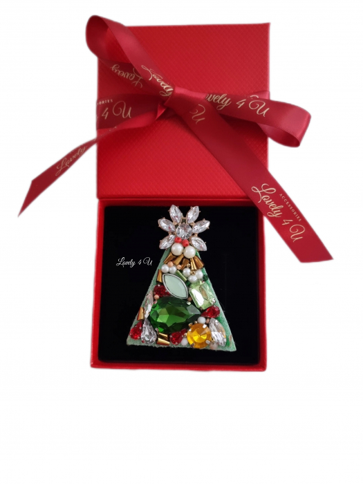 BROSA BRAD, BIJUTERII BRAD CRACIUN, BRAD CRACIUN 2021, BRAD 2023, ACCESORII CRACIUN, CADIU SPECIAL, ACCESORII REALIZATE IN ROMANIA, BRAND ROMANESC, cadou de lux, CRACIUN 2023, BROSE ELEGANTE, BROSE, CADOURI DE CRACIUN [5]