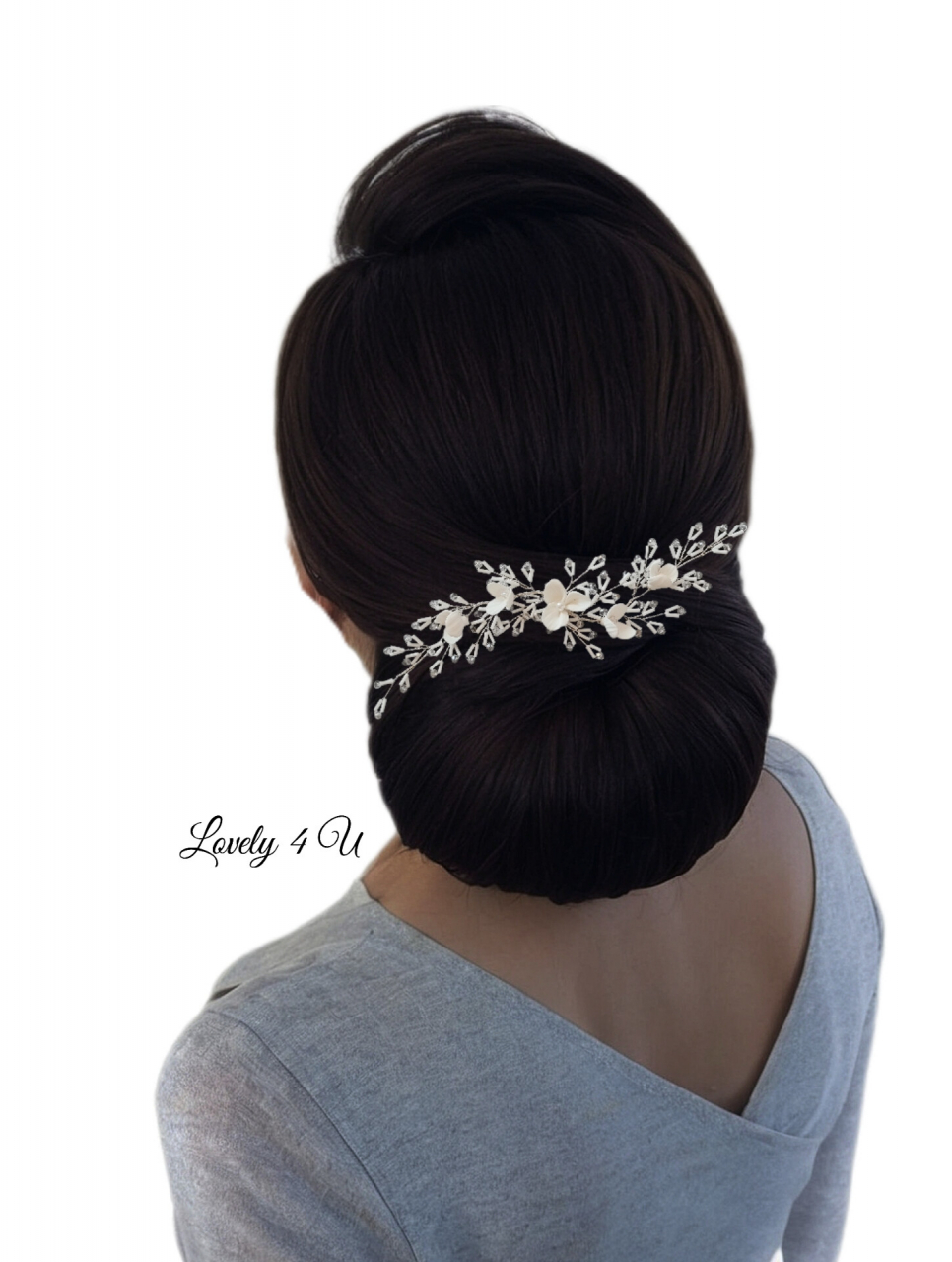 accesorii cu perle mireasă, bentiță mireasa, accesorii Lovely 4 U, bijuterii par mireasă, diadema par mireasa,Clama par, accesoriu lateral, accesoriu mireasa, accesoriu par, argintiu, auriu, bucuresti, cluj, diadema mireasa, flori, frunze, iasi, pieptene mireasa, [12]