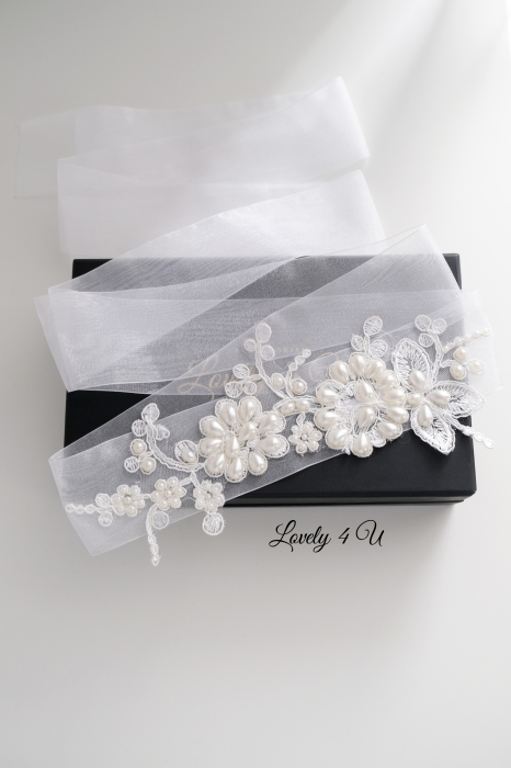 Accesorii Lovely 4 u, Accesorii talie mireasa, Cordon mireasa, Esarfa pentru dezgatit, Accesorii mireasa dezgatit, Esarfe mireasa, Esarfa dezgatitul miresei, Bentita mireasa, Coronita mireasa,  Tiara, esarfa mireasa, esarfa dezgatitul miresei, esarfa mireasa cu perle, accesoriu dezgatitul miresei, esarfa handmade mireasa, cordon mireasa cu perle, brau mireasa handmade, esarfa mireasa ivory, esarfa mireasa organza, bentiță mireasa cu perle, accesoriu par mireasa, accesoriu mireasa traditional, esarfa mireasa Lovely 4 U, esarfa mireasa eleganta, esarfa mireasa Romania, esarfa mireasa Timișoara, esarfa mireasa unicat, esarfa mireasa premium, [7]