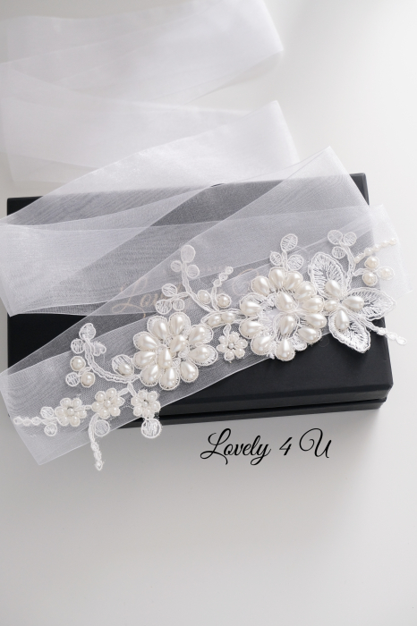 Accesorii Lovely 4 u, Accesorii talie mireasa, Cordon mireasa, Esarfa pentru dezgatit, Accesorii mireasa dezgatit, Esarfe mireasa, Esarfa dezgatitul miresei, Bentita mireasa, Coronita mireasa,  Tiara, esarfa mireasa, esarfa dezgatitul miresei, esarfa mireasa cu perle, accesoriu dezgatitul miresei, esarfa handmade mireasa, cordon mireasa cu perle, brau mireasa handmade, esarfa mireasa ivory, esarfa mireasa organza, bentiță mireasa cu perle, accesoriu par mireasa, accesoriu mireasa traditional, esarfa mireasa Lovely 4 U, esarfa mireasa eleganta, esarfa mireasa Romania, esarfa mireasa Timișoara, esarfa mireasa unicat, esarfa mireasa premium, [3]