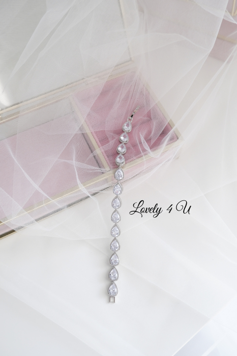 BIJUTERII MIREASA, ACCESORI MIREASA, ACCESORII NUNTA, BIJUTERI NUNTA, SET MIREASA , ZIRCONIU [11]