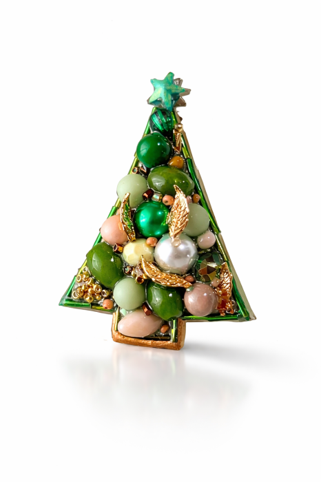 BROSA BRAD , ACCESORII LOVELY 4 U, BIJUTERII LOVELY 4 U, BIJUTERII ACCESORII POM DE CRĂCIUN, BROSE ELEGANTE, CADOU CRACIUN, BIJUTERII CRACIUN, BIJUTERII, BROSE, CADOU DE LUX, ACCESORII DE LUX, IDEI CADOU [4]