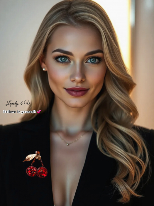 accesorii damă, broșă fashion, bijuterii statement, broșă damă premium, broșă stil clasic, broșă elegantă cu pietre, broșă vintage modernă, broșă pentru ținute elegante, broșă deosebită, bijuterii damă rafinate, broșă talisman, broșă energie pozitivă, broșă roșie, broșă auriu-roșu, broșă cadou pentru femei, broșă aniversare, broșă simbol noroc, broșă damă fashion, broșă romantică., cirese, cireasa , cherry [2]