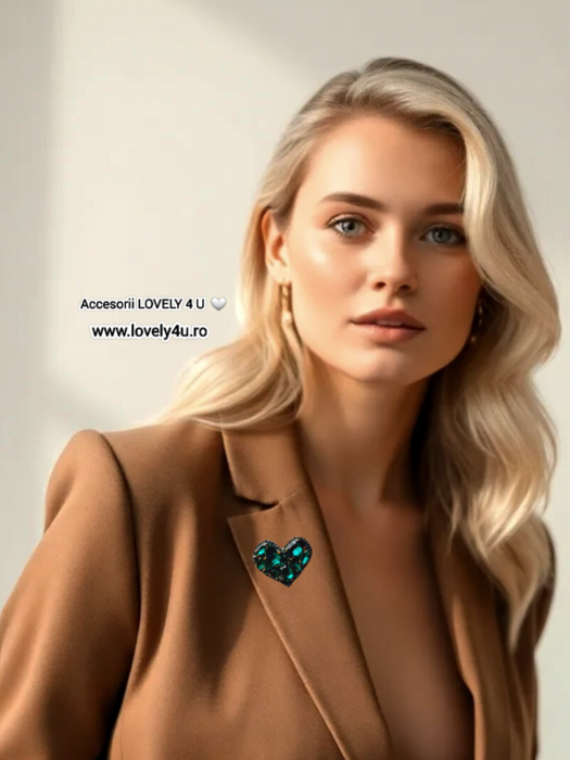 BROSA INIMIOARA,  ACCESORII INIMIOARA, Brosa inima, bijuterii inimioara, Accesorii LOVELY 4 U, CADOU MARTIE, CADOU SPECIAL, CADOU PENTRU EA, ACCESORII 2024, BIJUTERII DE LUX, CADOU SPECIAL, CADOU MAMA, [4]