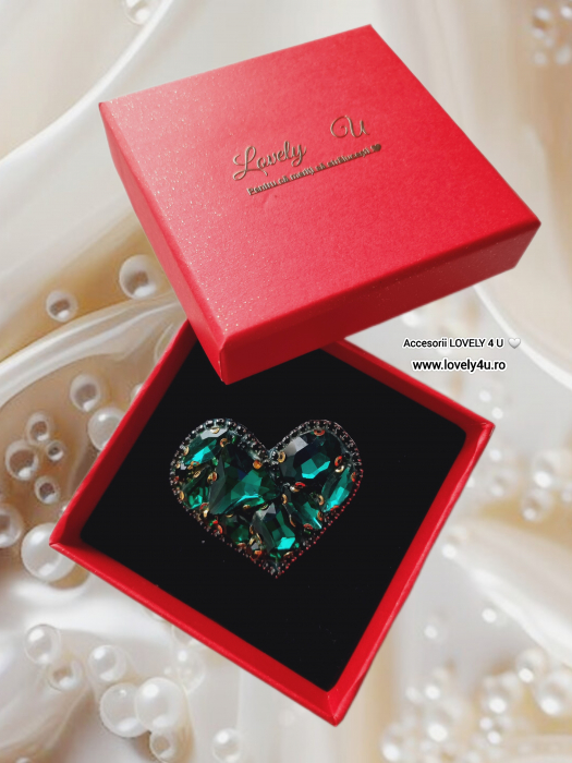 BROSA INIMIOARA,  ACCESORII INIMIOARA, Brosa inima, bijuterii inimioara, Accesorii LOVELY 4 U, CADOU MARTIE, CADOU SPECIAL, CADOU PENTRU EA, ACCESORII 2024, BIJUTERII DE LUX, CADOU SPECIAL, CADOU MAMA, [5]