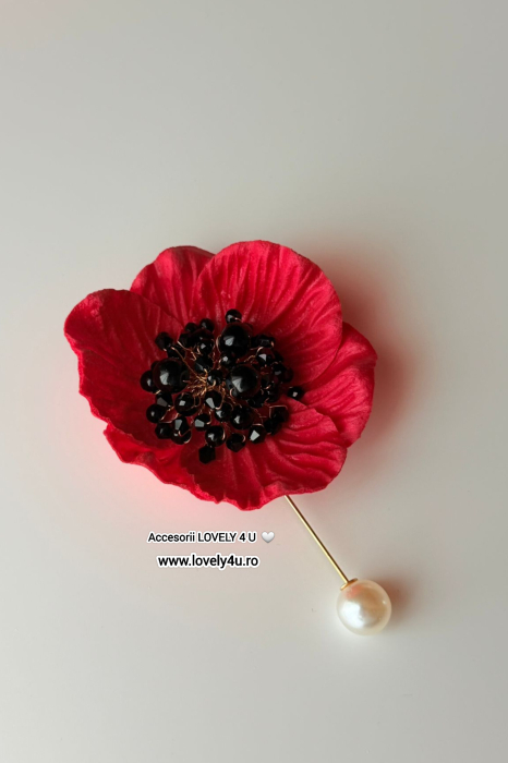 broșă floare mac, broșă mac roșu, broșă handmade mac, broșă floare roșie, broșă unicat handmade, broșă elegantă cu perle, broșă placată cu aur, broșă de ocazie, broșă de cadou, broșă idee cadou femei, broșă roșie pentru rochie, accesoriu floare handmade, broșă florală deosebită, broșă cu flori model unicat, accesorii cu simbol, floare handmade mac, cadou cu semnificație, bijuterii handmade România, broșe de lux handmade, broșă mac simbol feminitate, broșe cadou 8 martie, broșe elegante pentru femei, bijuterie unicat cu poveste, broșă lucrată manual cu perle, accesorii elegante cu flori, broșă decorativă deosebită, accesorii floare mac perle, Lovely 4 U broșă floare, accesorii handmade cu suflet, floare de mac roșu bijuterie, [5]