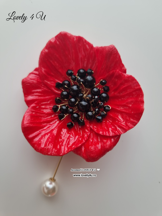 broșă floare mac, broșă mac roșu, broșă handmade mac, broșă floare roșie, broșă unicat handmade, broșă elegantă cu perle, broșă placată cu aur, broșă de ocazie, broșă de cadou, broșă idee cadou femei, broșă roșie pentru rochie, accesoriu floare handmade, broșă florală deosebită, broșă cu flori model unicat, accesorii cu simbol, floare handmade mac, cadou cu semnificație, bijuterii handmade România, broșe de lux handmade, broșă mac simbol feminitate, broșe cadou 8 martie, broșe elegante pentru femei, bijuterie unicat cu poveste, broșă lucrată manual cu perle, accesorii elegante cu flori, broșă decorativă deosebită, accesorii floare mac perle, Lovely 4 U broșă floare, accesorii handmade cu suflet, floare de mac roșu bijuterie, [2]