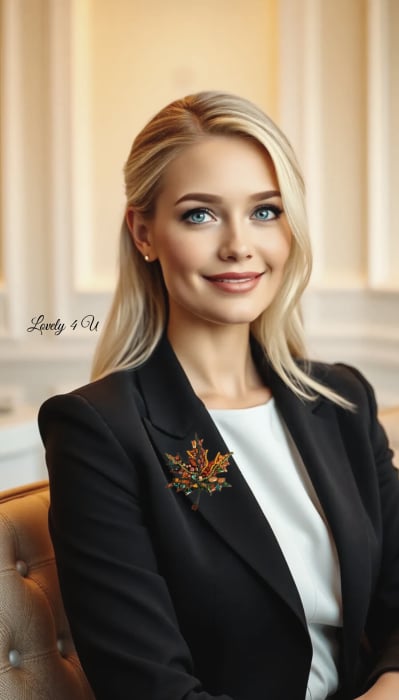 Broșă handmade frunză cu pietre semiprețioase, bijuterie unicat cu jad verde, citrin, carneol și perle – Lovely 4 U, idei cadou unicat [5]