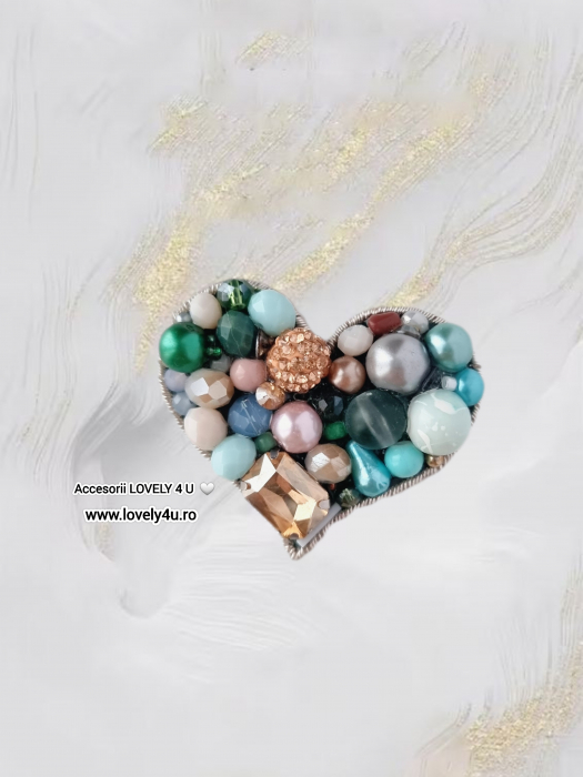 BROSA INIMIOARA,  ACCESORII INIMIOARA, Brosa inima, bijuterii inimioara, Accesorii LOVELY 4 U, CADOU MARTIE, CADOU SPECIAL, CADOU PENTRU EA, ACCESORII 2024, BIJUTERII DE LUX, CADOU SPECIAL, CADOU MAMA, [3]
