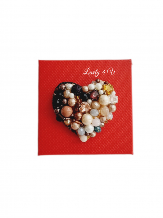 BROSA INIMIOARA,  ACCESORII INIMIOARA, Brosa inima, bijuterii inimioara, Accesorii LOVELY 4 U, CADOU MARTIE, CADOU SPECIAL, CADOU PENTRU EA, ACCESORII 2022, BIJUTERII DE LUX, CADOU SPECIAL, CADOU MAMA [2]
