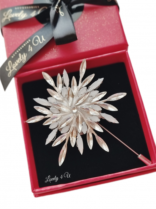 BROSA FULG DE NEA, BROSA FULG, BROSA PIETRICELE, BOSE DAMA, BROSA FEMEI, CADOU DEOSEBIT, CADOU SPECIAL, CADOU DE CRACIUN, CADOU UNICAT, BIJUTERII DE CRACIUN, ACCESORII LOVELY 4 U, PIETRICELE,AUR,FULG [2]