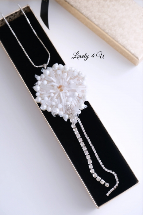 Brosa papadie, accesorii papadie, bijuterii papadie,  Pandantive bijuterii handmade, [11]