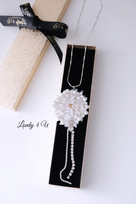Brosa papadie, accesorii papadie, bijuterii papadie,  Pandantive bijuterii handmade, [10]