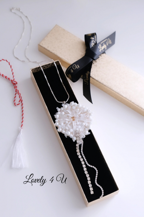 Brosa papadie, accesorii papadie, bijuterii papadie,  Pandantive bijuterii handmade, [9]