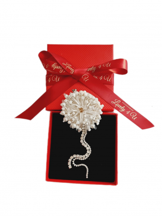 Brosa papadie, accesorii papadie, bijuterii papadie,  Pandantive bijuterii handmade, [2]
