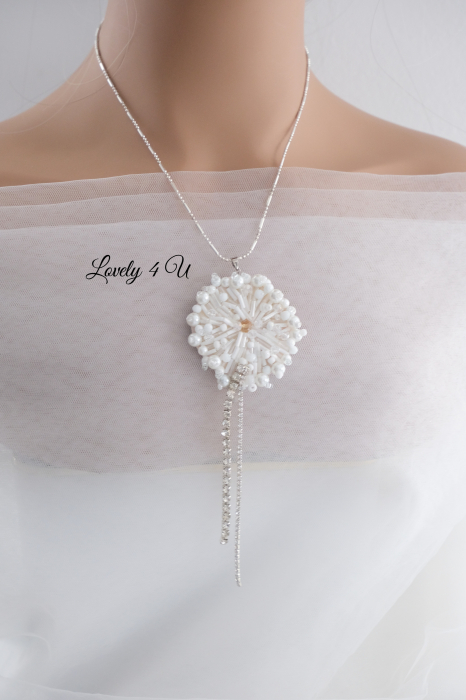 Brosa papadie, accesorii papadie, bijuterii papadie,  Pandantive bijuterii handmade, [14]