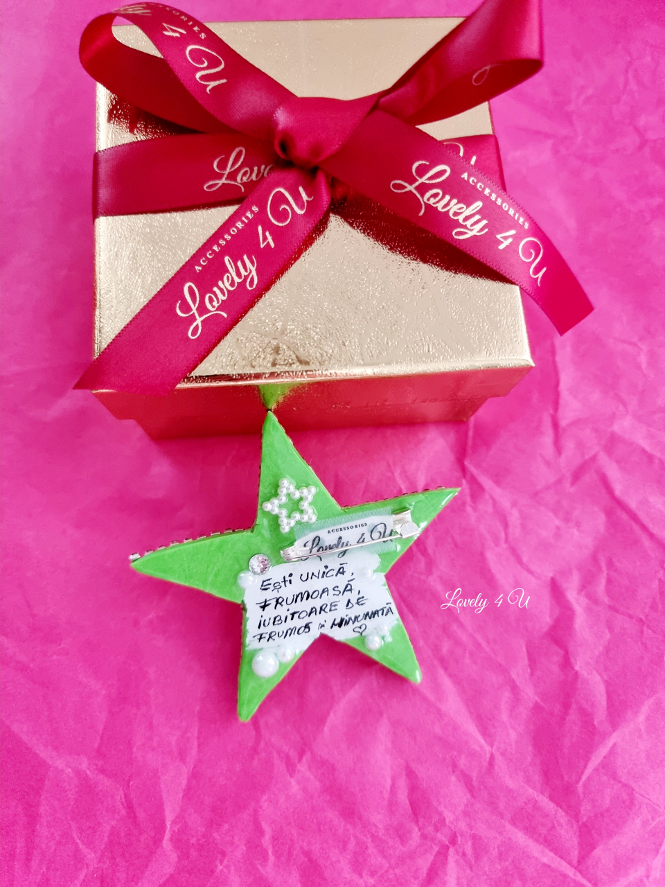 accesorii lovely 4 u, cadou timisoara, brosa stea de iarna cu perle,  stea cu perle, accesorii stea cu perle, steluta de craciun, brosa mare, brose colorate, brose craciun, brose cu pietre naturale, brose handmade, brose handmade colorate de craciun, brose pietre semipretioase, cadouri copii craciun, cadouri craciun, cadouri de craciun, cadouri de craciun pentru copii, cadouri de craciun pentru fete, brosa steluta , brosa alba [3]