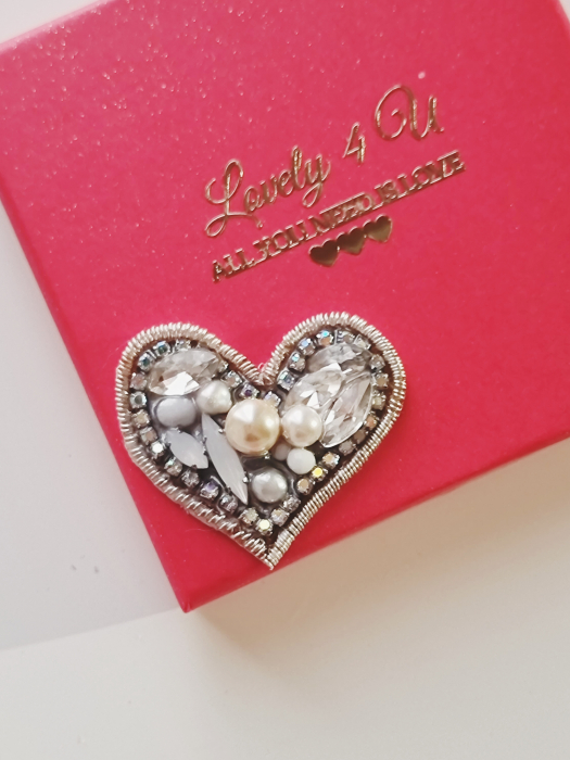 BROSA INIMIOARA,  ACCESORII INIMIOARA, Brosa inima, bijuterii inimioara, Accesorii LOVELY 4 U, CADOU MARTIE, CADOU SPECIAL, CADOU PENTRU EA, ACCESORII 2024, BIJUTERII DE LUX, CADOU SPECIAL, CADOU MAMA, [2]