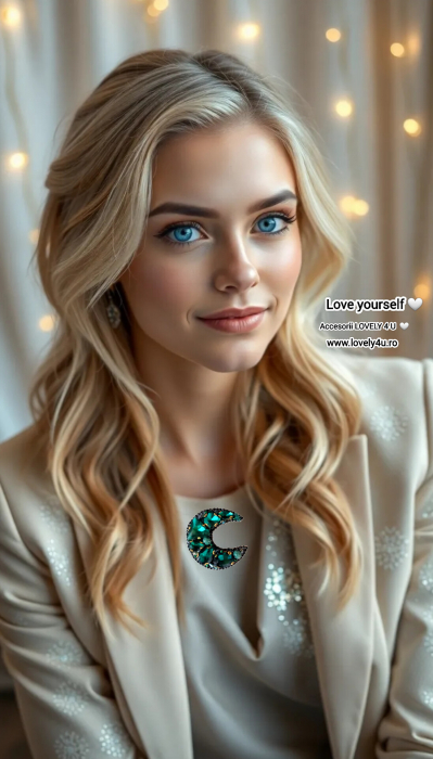 accesorii handmade, bijuterii România, broșă lucrată manual, cadou premium, broșă lună cu cristale, cadou pentru femei, bijuterii elegante, cadou simbolic, broșă versatilă, broșă cu energie pozitivă, broșă talisman, broșă specială, bijuterii cu mesaj motivațional, broșă statement cu pietre, broșă cu design exclusivist, bijuterii inspirate din natură, broșă Lovely 4 U. [4]