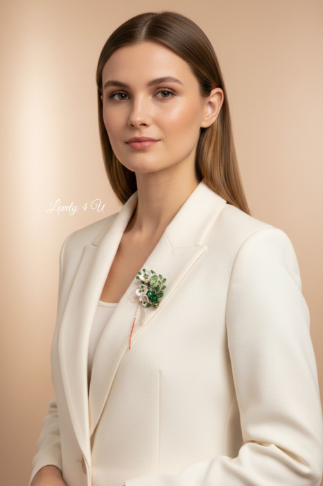 brosa ghiocei, accesorii ghiocei, bijuterii ghiocei, Broșă buchet ghioceii - Martisorul perfect - Accesorii handmade cu flori, cristale, pietricele si baza placata cu aur, brosa realizata manual in Romania, idei cadou pentru 1 Martie / 8 Martie accesorii lovely 4 u, accesorii elegante, cadou 8 martie, cadou ziua femei, cadou pentru ea, bijuterii 2023, accesorii martisor, martisor 2023, martisoare [8]