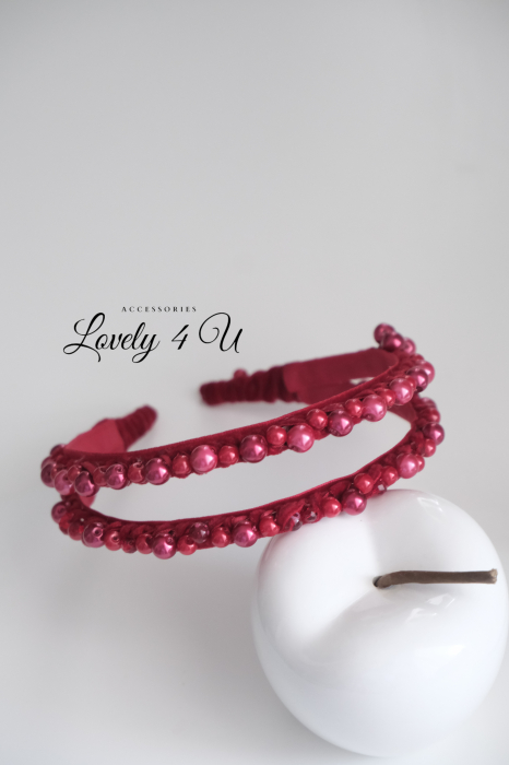 cadou craciun, cadou pentru ea, cadouri speciale , reduceri, accesorii la reducere, oferte speciale, cordeluta rosie, accesorii catifea rosie [3]