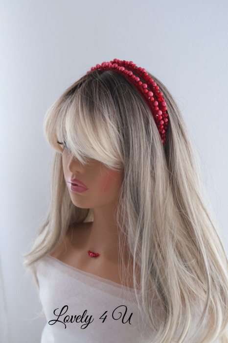 cadou craciun, cadou pentru ea, cadouri speciale , reduceri, accesorii la reducere, oferte speciale, cordeluta rosie, accesorii catifea rosie [4]