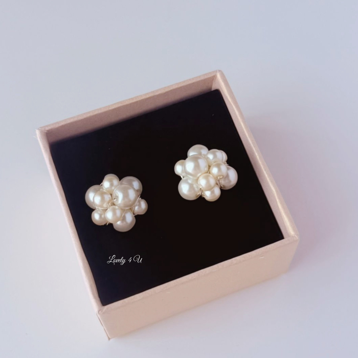 Cercei Delicați cu Perle și Tije din Argint 925 pentru Femei Elegante [2]