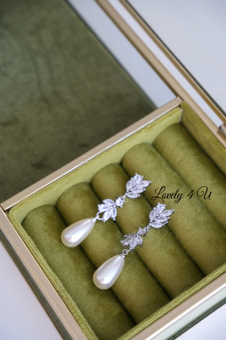 Cercei cu perle  Swarovski [4]
