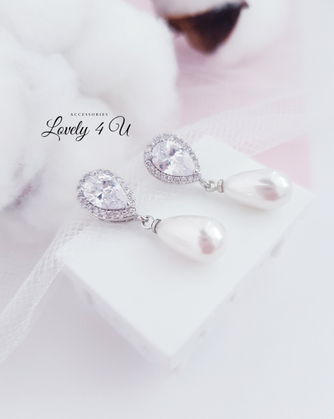 Cercei mireasa, Bijuterii mireasa, Cercei perle alungite, CERCEI LACRIMA, CERCEI in forma de PICATURA, Cercei mireasa cu perle lungi, cercei nunta cu perle,  CERCEI LOVELY 4 U, CERCEI ZIRCONIU, CERCEI PREMIUM, CERCEI DE LUX, CERCEI NUNTA, NUNTA 2023, CERCEI CU PIETRICELE, CERCEI ZIRCONIU, CERCEI PLACATI CU AUR ALB, [7]