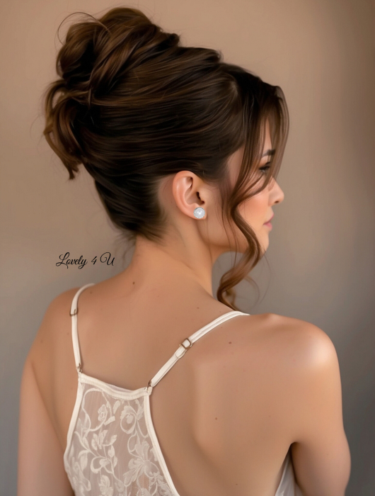 CERCEI CRISTALE ZIRCONIU ALB, cercei mici mireasa, cerccei argint, cercei aur alb, cercei rotunzi 6mm, cercei mireasa cu pietricele, set bijuterii mireasa, accesorii lovely 4u , bijuterii argint mireasa [4]