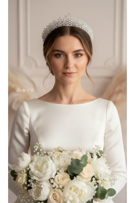 CORONITA MIREASA, DIADEMA MIREASA, COAFURI MIREASA, IDEI nunta, Coronița JASMIN - Accesoriu Elegant Handmade pentru Mirese Coronița JASMIN - Strălucire și Rafinament cu Cristale și Argint 925 JASMIN - Coroniță Handmade pentru Coafuri de Mireasă Coronița de Mireasă JASMIN - Detalii Fine și Cristale Strălucitoare JASMIN - Diademă Handmade, Placată cu Argint 925, pentru Mirese Accesoriu Mireasă JASMIN - Coroniță Handmade cu Cristale Premium Coronița JASMIN - Eleganță și Strălucire pentru Ziua Nunții  BIJUTERII MIREASA, TIARA MIREASA, ACCESORII LOVELY 4 U, BIJUTERII 2023, CORONITE MIRESE, DIADEME MIRESE, [4]