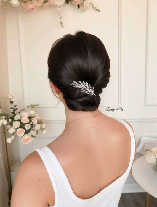 accesoriu de par bohemian, accesoriu de par,agrafa par mireasa, diadema aurie, diadema mireasa, nunta boho, pieptene de par mireasa, stil boho, Accesorii LOVELY 4 U, [4]