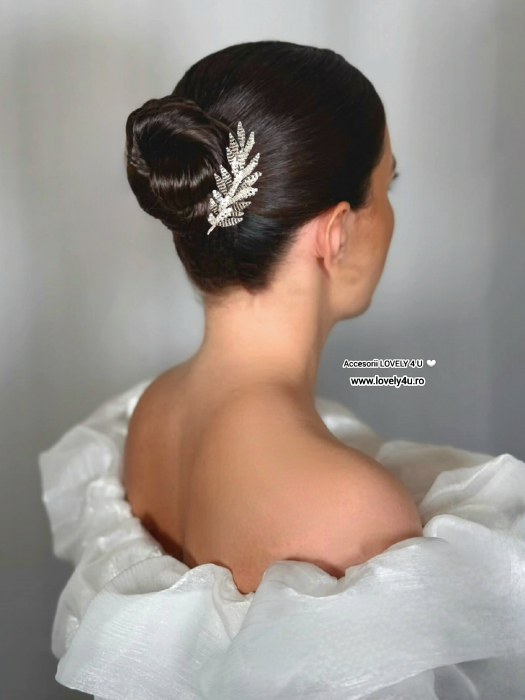 accesoriu de par bohemian, accesoriu de par,agrafa par mireasa, diadema aurie, diadema mireasa, nunta boho, pieptene de par mireasa, stil boho, Accesorii LOVELY 4 U, [8]
