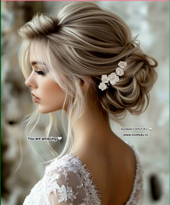 agrafa par mireasa cu perle, agrafa par mireasa cu flori, pin coc mireasa, set agrafe pentru mirese, ormamente per mireasa, perle, accesorii de par handmade, accesorii lovely 4 u ,  diadema mireasa cu flori, pieptan mic mireasa cu flori, pieptan cu bujori, pieptan voal mireasa, accesorii lovely 4 u, diadema si cercei mireasa, set accesorii mireasa, set diadema si cercei mireasa, set diadema bratara si cercei mireasa, accesorii de par mireasa, ornament par mireasa, decoratiuni de par pentru mirese, [3]