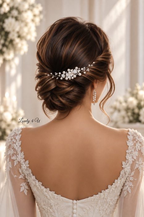 Agrafa mireasa, accesorii mirese, Accesorii LOVELY 4 U, Pieptam mireasa, Diadema mireasa, Bijuterii mireasa, Clama , Accesorii de par mireasa, Agrafe coc mireasa, [8]