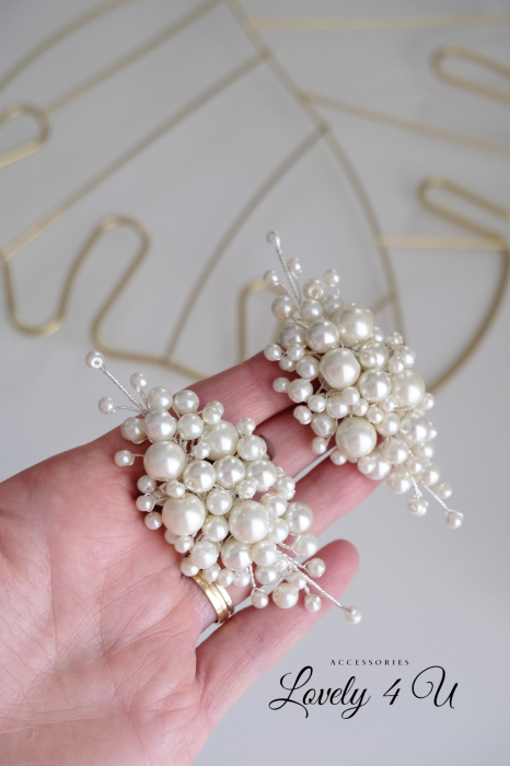 BIJUTERII PANTOFI MIREASA, ACCESORII MIREASA  CU PERLE, ACCESORII LOVELY 4 U, CLIPSURI CU PERLE , ACCESORII PENTRU PANTOFI, CLIPSURI PENTRU PANTOFI MIREASA, BIJUTERII MIREASA CU PERLE [2]