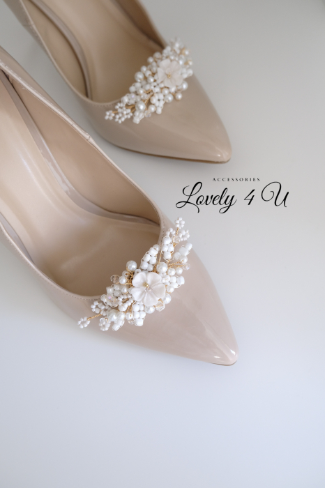 CLIPSURI PANTOFI, ACCESORII PANTOFI, ACCESORII LOVELY 4 U, BIJUTERII MIREASĂ, BIJUTERII PENTRU PANTOFI, CLUPSURI PANTOFI MIREASA, MIREASA 2023, PANTOFI MIREASA, Accesorii cu perle mireasa, ornamente pentru pantofi mireasa [6]