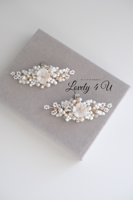 CLIPSURI PANTOFI, ACCESORII PANTOFI, ACCESORII LOVELY 4 U, BIJUTERII MIREASĂ, BIJUTERII PENTRU PANTOFI, CLUPSURI PANTOFI MIREASA, MIREASA 2023, PANTOFI MIREASA, Accesorii cu perle mireasa, ornamente pentru pantofi mireasa [3]