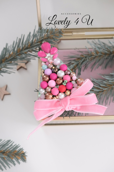 Beautiful Pink Winter - BROSA HAPPY CHRISTMAS, BROSA CRĂCIUN - BROSA BRAD [3]