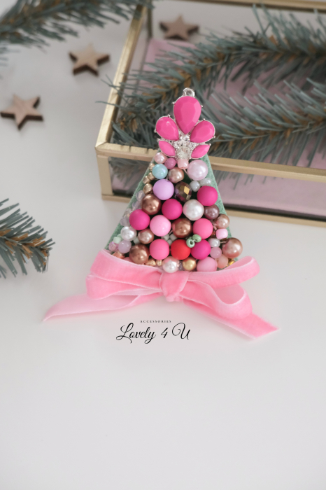 Beautiful Pink Winter - BROSA HAPPY CHRISTMAS, BROSA CRĂCIUN - BROSA BRAD [1]